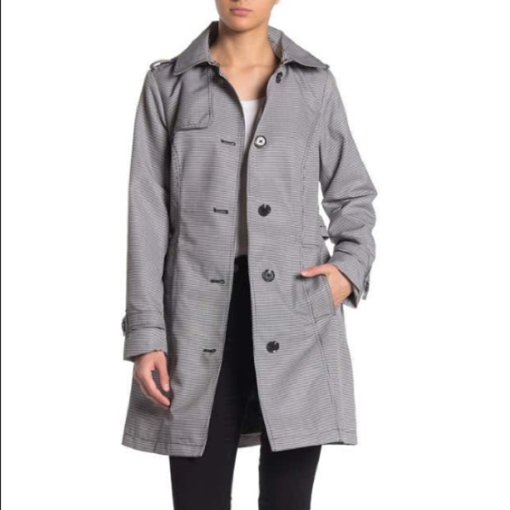 Hooded Trench Coat/Rain Coat - MICHAEL KORS